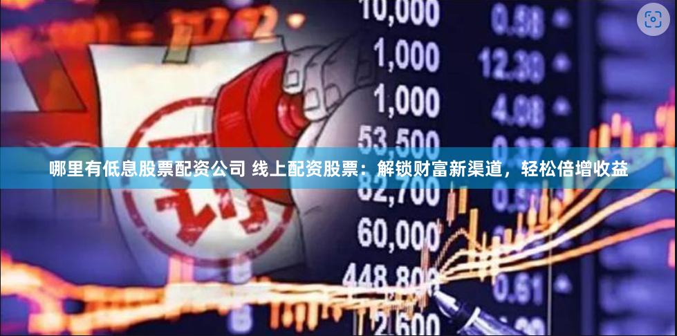 哪里有低息股票配资公司 线上配资股票：解锁财富新渠道，轻松倍增收益